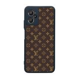 BG AKSESUAR Casper Via X30 Plus ile Uyumlu Kılıf, LouisVuitton Desenli, Siyah, Yumuşak Silikon, Koruyucu