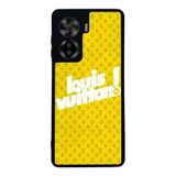 BG AKSESUAR Casper Via X40 Uyumlu Kılıf, LouisVuitton Deseni, Mat Siyah, Yumuşak Silikon, Şok Emici