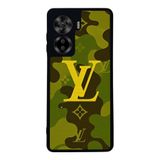 BG AKSESUAR Casper Via X45 Uyumlu Kılıf, LouisVuitton Tasarım, Mat Siyah, Yumuşak Silikon, Şok Emici