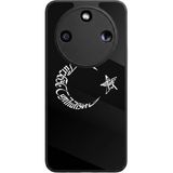 Bg Aksesuar Honor Magic 8 Lite Uyumlu Türk Tasarımlı Glossy Premium Kılıf - Siyah - Türk-1022