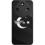 Bg Aksesuar Honor Magic 8 Lite Uyumlu Türk Tasarımlı Glossy Premium Kılıf - Siyah - Türk-1023