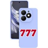 BG AKSESUAR Infinix Smart 8 Pro ile Uyumlu Kamera Korumalı Silikon Kılıf, Lila