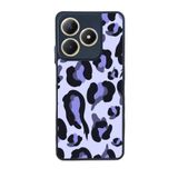 BG AKSESUAR Infinix Smart 8 Pro ile Uyumlu Pastel Leopar Desenli Siyah Silikon Kılıf, Şok Emici Koruyucu Kapak