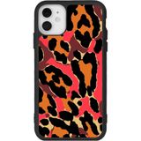 BG AKSESUAR iPhone 12 Mini ile Uyumlu Leopar Desenli Silikon Kılıf, Mat, Şok Emici, Koruyucu Kapak, Çok Renkli