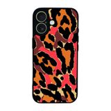 BG AKSESUAR iPhone 17 ile Uyumlu Kılıf, Pastel Leopar Desenli, Yumuşak Silikon, Şok Emici Koruyucu Kapak, Siyah