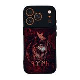 BG AKSESUAR iPhone 17 Pro ile Uyumlu Türk Tasarımlı Glossy Premium Kılıf, Siyah, Kırmızı