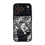 BG AKSESUAR iPhone 17 Pro Max ile Uyumlu Mustafa Kemal Atatürk Tasarımlı Glossy Premium Kılıf, Siyah
