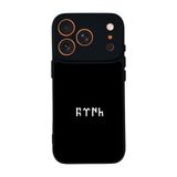 BG AKSESUAR iPhone 17 Pro Uyumlu Türk Tasarımlı Glossy Premium Kılıf, Siyah, Turuncu Detaylı