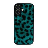 BG AKSESUAR iPhone 17 Uyumlu Kılıf, Leopar Desenli, Yumuşak Silikon, Koruyucu, Şok Emici Kapak, Siyah