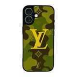 BG AKSESUAR iPhone 17 Uyumlu Kılıf, LouisVuitton Tasarım, Yumuşak Silikon, Koruyucu, Şok Emici, Siyah