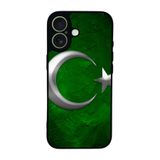 BG AKSESUAR iPhone 17 Uyumlu Kılıf, Türk Bayrağı Baskılı, Yumuşak Silikon, Koruyucu, Şok Emici, Siyah