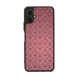 BG AKSESUAR Omix X3 ile Uyumlu Mat Siyah Kılıf, LouisVuitton Deseni, Yumuşak Silikon, Koruyucu, Şok Emici