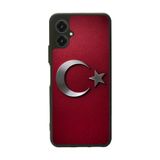BG AKSESUAR omix X3 ile Uyumlu Mat Siyah Kılıf, Türk Bayrağı Baskılı, Yumuşak Silikon, Koruyucu, Şok Emici