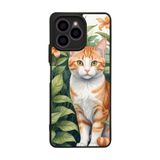BG AKSESUAR Omix X6 ile Uyumlu Siyah Silikon Kılıf, Kedi Desenli, Yumuşak ve Dayanıklı Koruma