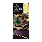 BG AKSESUAR Oppo A5 Pro ile Uyumlu GTA Tasarımlı Glossy Premium Kılıf, Siyah
