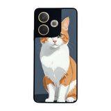 BG AKSESUAR Oppo A5 Pro ile Uyumlu Kılıf, Yumuşak Silikon, Koruyucu, Şok Emici, Kedi Baskılı, Siyah