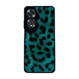 BG AKSESUAR Oppo A60 ile Uyumlu Leopar Desenli Kılıf, Yumuşak Silikon, Koruyucu, Şok Emici Kapak, Siyah