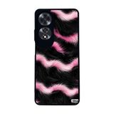 BG AKSESUAR Oppo A60 ile Uyumlu Leopar Kürk Desenli Kılıf, Yumuşak Silikon, Koruyucu, Şok Emici Kapak, Siyah