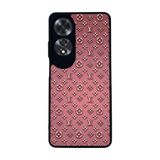 BG AKSESUAR Oppo A60 ile Uyumlu LouisVuitton Desenli Mat Siyah Silikon Kılıf, Koruyucu, Şok Emici Kapak