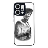 BG AKSESUAR Oppo Reno 14 ile Uyumlu Mustafa Kemal Atatürk Tasarımlı Glossy Premium Kılıf