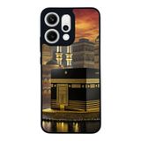 BG AKSESUAR Oppo Reno 14 ile Uyumlu Siyah Kılıf, Mekke Kabe Baskılı, Yumuşak Silikon, Koruyucu, Şok Emici