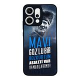 BG AKSESUAR Oppo Reno 14 ile Uyumlu Siyah Kılıf, Mustafa Kemal Atatürk Baskılı, Yumuşak Silikon, Koruyucu, Şok Emici