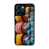 BG AKSESUAR Oppo Reno 14F ile Uyumlu Kedi Figürü Baskılı, Mat Siyah, Yumuşak Silikon, Şok Emici Koruyucu Kılıf