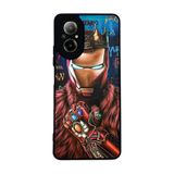 BG AKSESUAR Realme 12 Lite ile Uyumlu Iron Man Baskılı Siyah Kılıf, Yumuşak Silikon, Koruyucu, Şok Emici