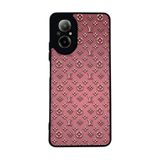 BG AKSESUAR Realme 12 Lite ile Uyumlu Kılıf, Louis Vuitton Deseni, Siyah, Yumuşak Silikon, Şok Emici