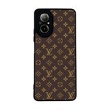 BG AKSESUAR Realme 12 Lite ile Uyumlu Kılıf, LouisVuitton Desenli, Siyah, Yumuşak Silikon, Koruyucu, Şok Emici