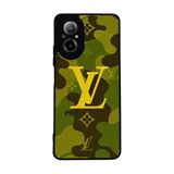 BG AKSESUAR Realme 12 Lite ile Uyumlu Kılıf, LouisVuitton Tasarım, Siyah, Yumuşak Silikon, Koruyucu