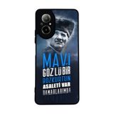 BG AKSESUAR Realme 12 Lite ile Uyumlu Siyah Kılıf, Mustafa Kemal Atatürk Baskılı, Yumuşak Silikon, Koruyucu, Şok Emici
