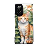 BG AKSESUAR Realme 12 Lite ile Uyumlu Siyah Kılıf, Yumuşak Silikon, Koruyucu, Şok Emici Kapak, Kedi Desenli