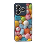 BG AKSESUAR Realme C61 ile Uyumlu Oyuncak Temalı, Mat Siyah, Yumuşak Silikon, Koruyucu, Şok Emici Kapak Kılıf
