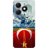 BG AKSESUAR Realme C63 ile Uyumlu Kamera Korumalı, HD Tam Kaplama Baskılı Kılıf, Kurt6