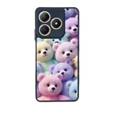 BG AKSESUAR Realme C63 ile Uyumlu Oyuncak Temalı, Mat Siyah, Yumuşak Silikon, Koruyucu, Şok Emici Kılıf