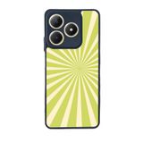 BG AKSESUAR Realme C63 ile Uyumlu Vintage Tasarım Siyah Kılıf, Yumuşak Silikon, Şok Emici Koruyucu Kapak