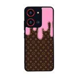 BG AKSESUAR Reeder S19 Max Pro S 108 MP ile Uyumlu Kılıf, LouisVuitton Tasarım, Mat Siyah, Yumuşak Silikon, Şok Emici