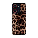 BG AKSESUAR Reeder S19 Max Pro S 108 MP ile Uyumlu Leopar Desenli Mat Siyah Silikon Kılıf, Şok Emici Koruyucu Kapak