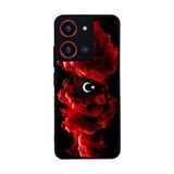 BG AKSESUAR Reeder S19 Max Pro S 108 MP ile Uyumlu Mat Siyah Kılıf, Yumuşak Silikon, Koruyucu, Şok Emici, Türk Bayrağı Baskılı