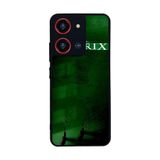 BG AKSESUAR Reeder S19 Max Pro S 108MP ile Uyumlu MatriReeder Tasarımlı Glossy Premium Telefon Kılıfı, Yeşil-Siyah