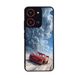 BG AKSESUAR Reeder S19 Max Pro S 108MP ile Uyumlu Şimşek McQueen Tasarımlı Glossy Premium Kılıf, Siyah