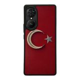 BG AKSESUAR Reeder S19 Max Pro S Edge ile Uyumlu Bayrak Figürlü Silikon Telefon Kılıfı, Mat Siyah, Şok Emici Koruyucu Kapak