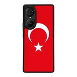 BG AKSESUAR Reeder S19 Max Pro S EDGE ile Uyumlu Türk Bayrağı Tasarımlı Glossy Premium Kılıf, Kırmızı
