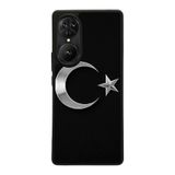 BG AKSESUAR Reeder S19 Max Pro S EDGE ile Uyumlu Türk Bayrağı Tasarımlı Glossy Premium Kılıf, Siyah
