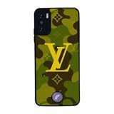 BG AKSESUAR Reeder S19 Max Pro S ile Uyumlu Kılıf, LouisVuitton Tasarım, Siyah, Yumuşak Silikon, Koruyucu, Şok Emici