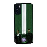 BG AKSESUAR Reeder S19 Max Pro S ile Uyumlu Matrix Tasarımlı Glossy Premium Telefon Kılıfı, Yeşil-Siyah
