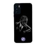 BG AKSESUAR Reeder S19 Max Pro S ile Uyumlu Mustafa Kemal Atatürk Tasarımlı Glossy Premium Kılıf, Siyah