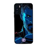 BG AKSESUAR Reeder S19 Max Pro S ile Uyumlu Thor Tasarımlı Glossy Premium Kılıf, Mavi-Siyah