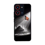 BG AKSESUAR Reeder S19 Max Pro S ZOOM ile Uyumlu Mat Siyah Kılıf, Yumuşak Silikon, Koruyucu, Şok Emici Kapak, Türk Bayrağı Tasarım